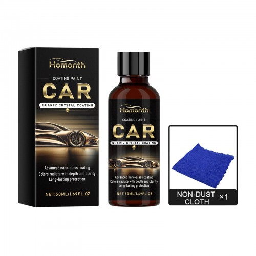 Homonth Car Nano Repairing Spray: Instantly Remove Scratches & Restore Shine With Crystal Plating Polish 50ml